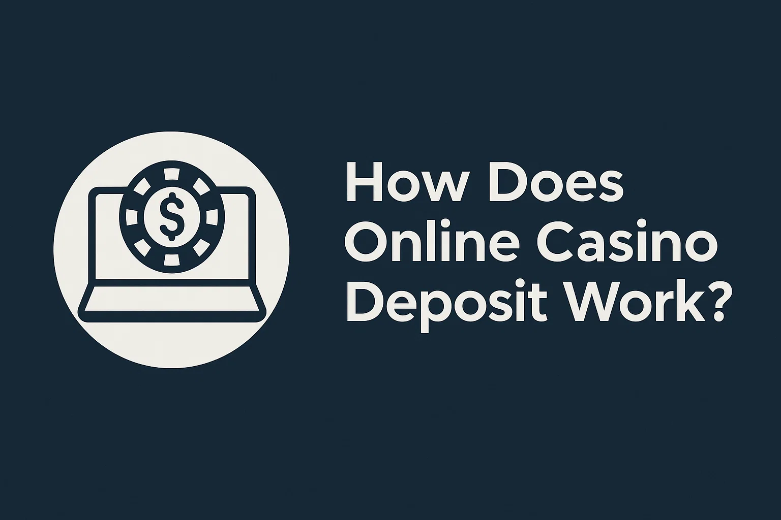 How Does Online Casino Deposit Work?